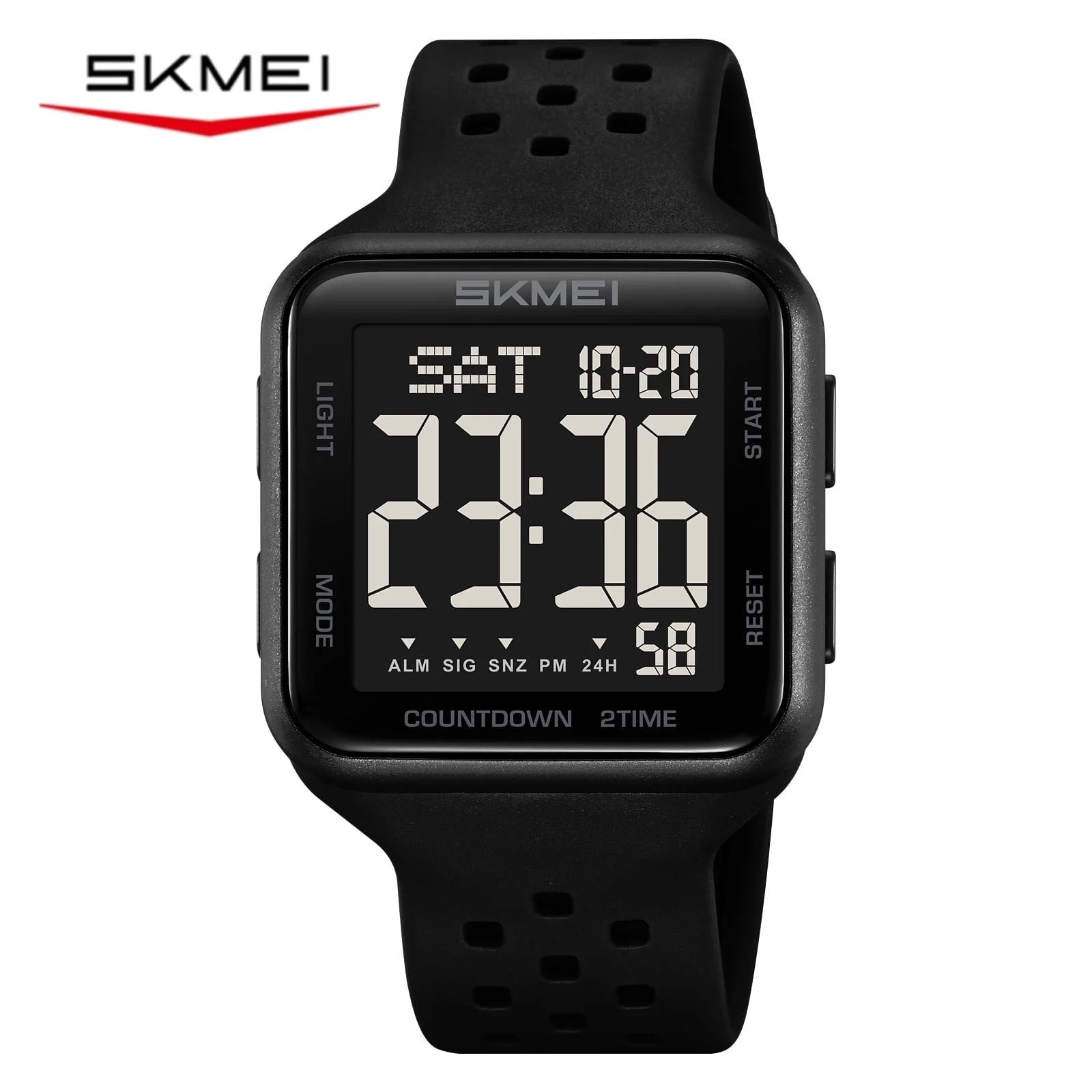 SKMEI Mens Digital Watch Outdoor Sports Waterproof Large Face Wrist Watches