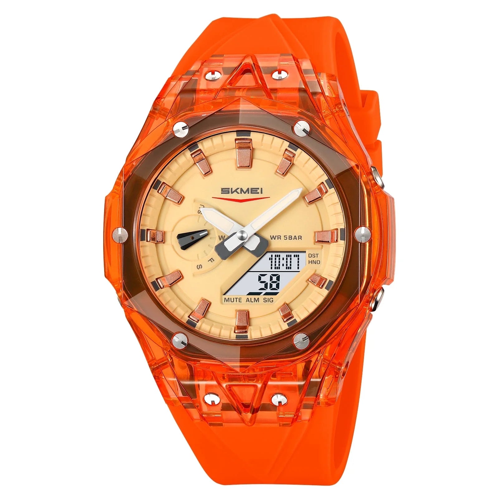 Outdoor Chronograph Wrist Watches for Men with LED Back Ligh/Alarm/Date