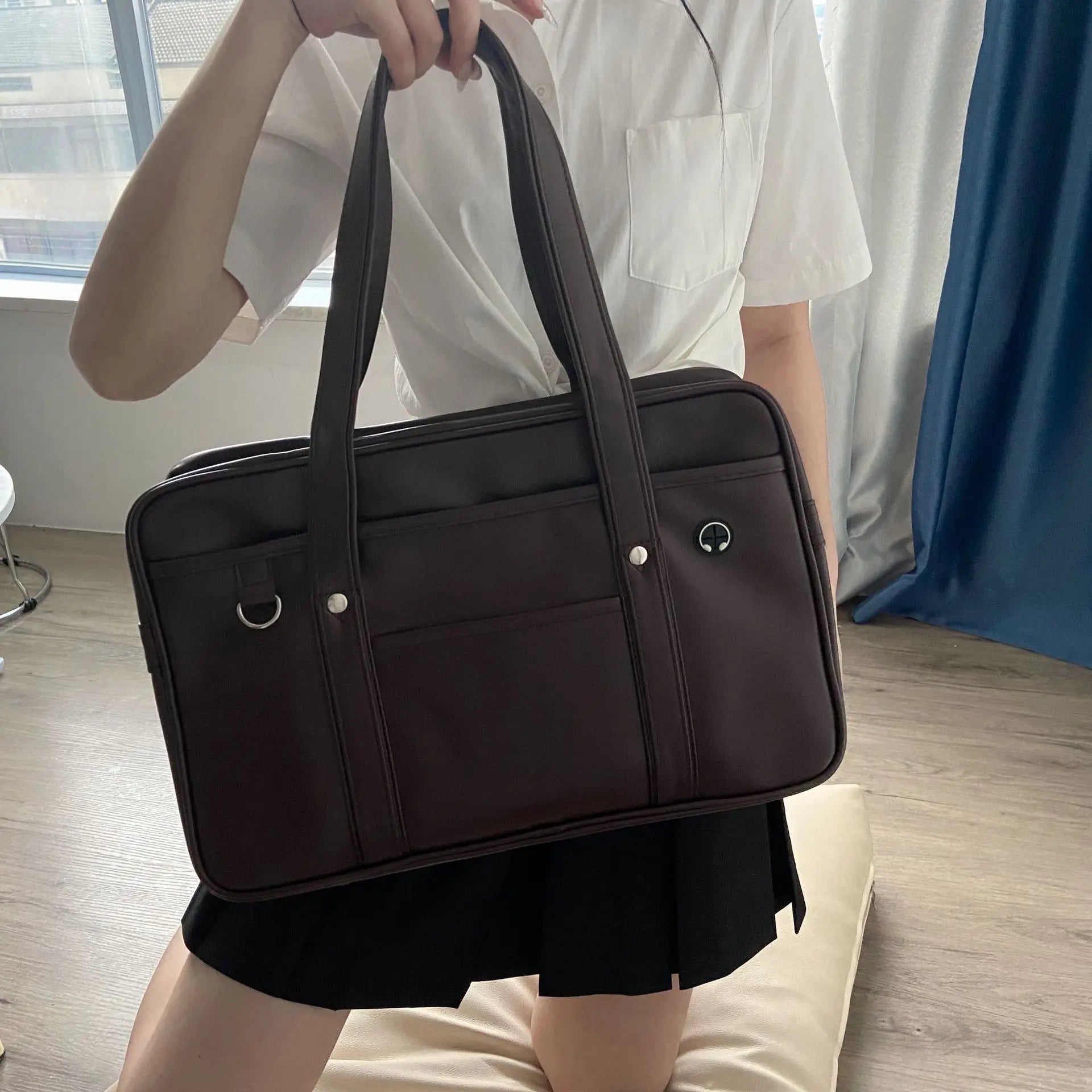 Japanese JK Uniform PU Schoolbag