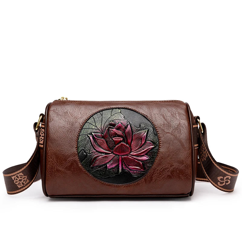 Casual Soft Leather Shoulder Crossbody Bag