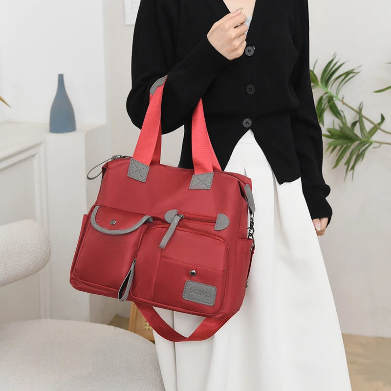 Nylon Waterproof Large Tote Bag