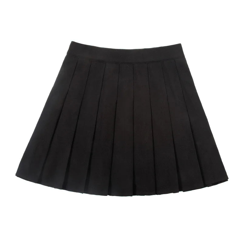Women’s High-Waist Pleated A-Line Mini Skirt