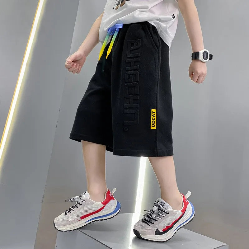Boys' Summer Cotton Sweatpants Shorts