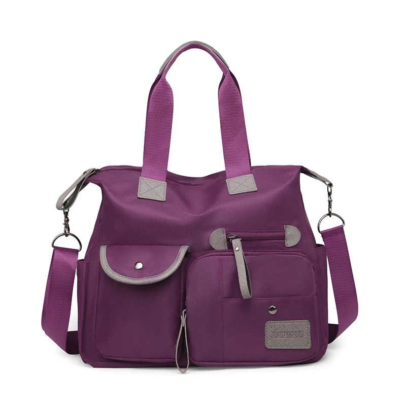Nylon Waterproof Large Tote Bag