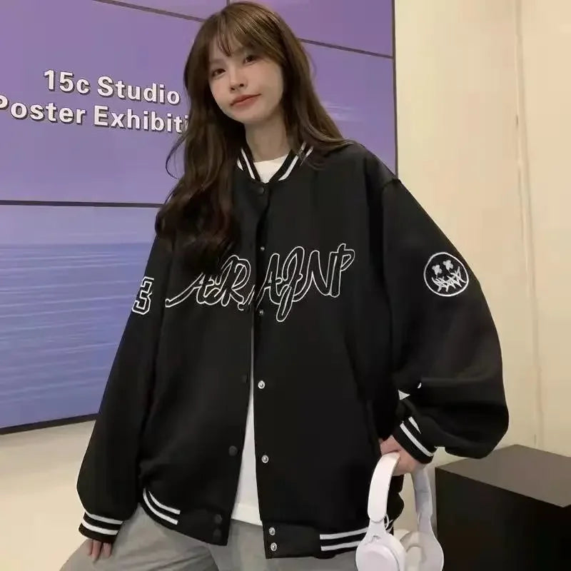 Loose American Style Baseball Jacket