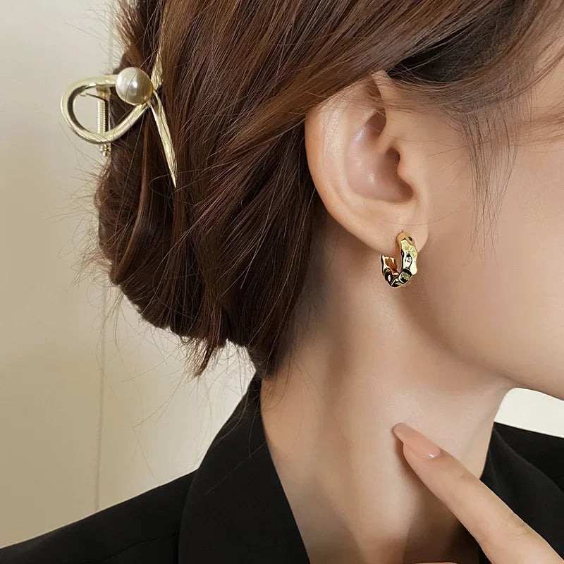 925 Sterling Silver Circle Hoop Earrings