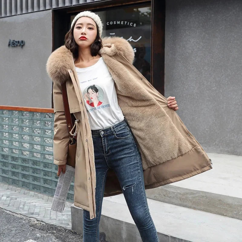 Winter Jacket 2025 New Women Parka Clothes