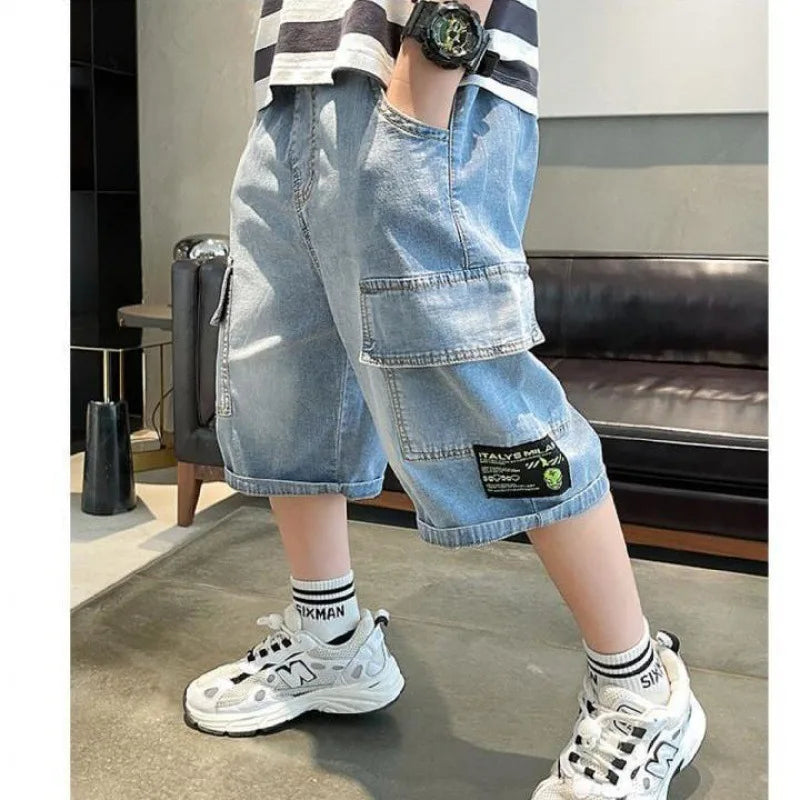 Teen Boys' Denim Summer Shorts