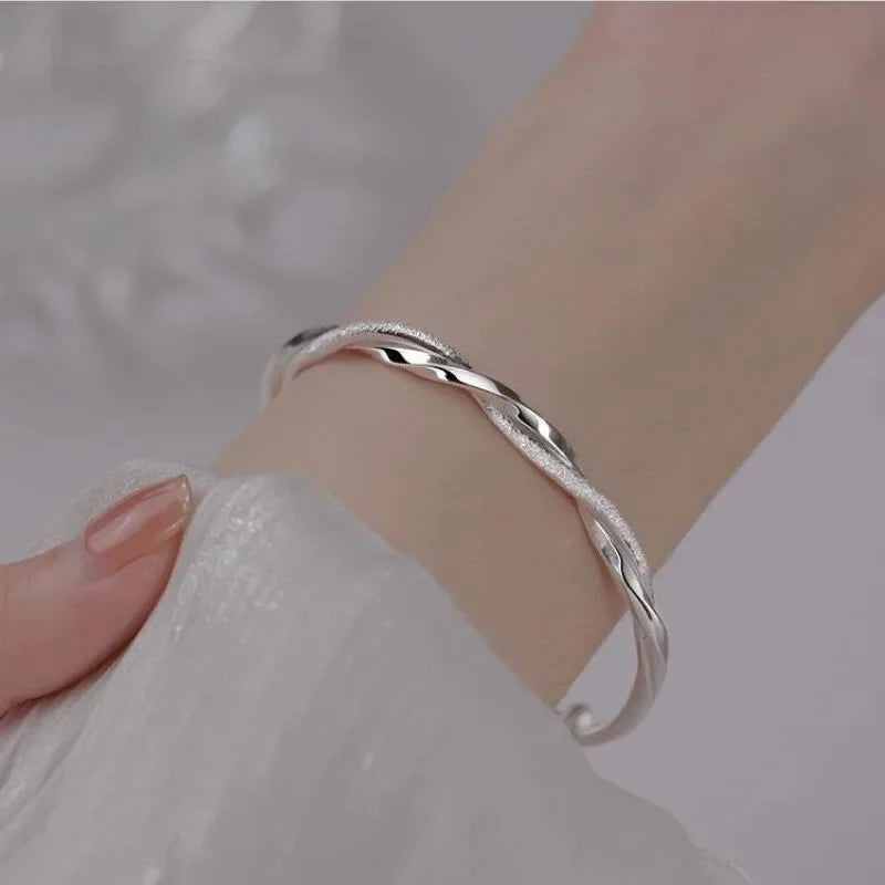 2024 Luxury Silver Color Lucky Bead Bracelet