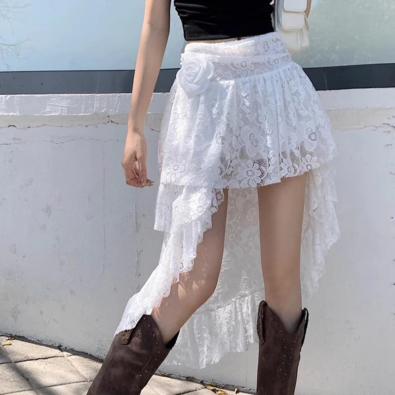Women’s Retro High-Waist Puff Skirt