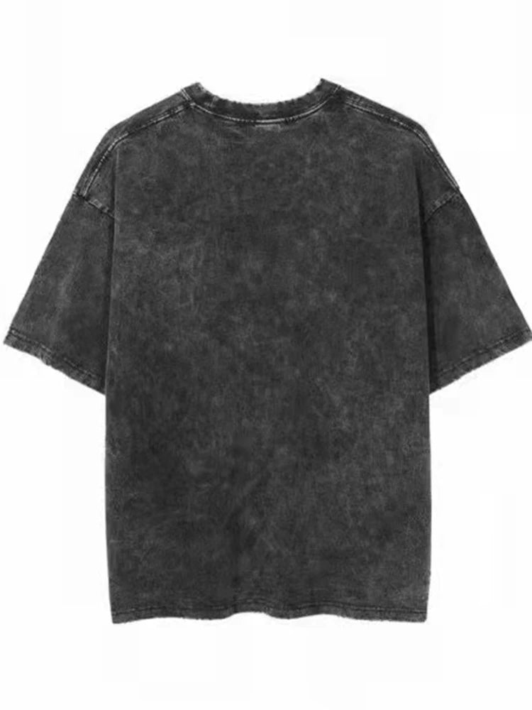 Vintage Washed Street Hip Hop T-Shirt