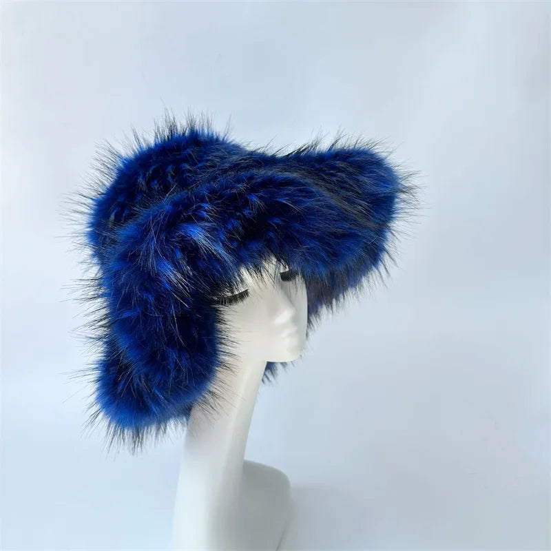Punk Rock Style Women's Ball Bag Y2K bucket hat