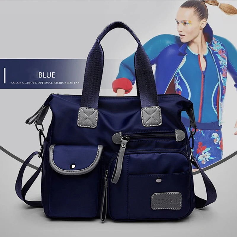 Nylon Waterproof Large Tote Bag