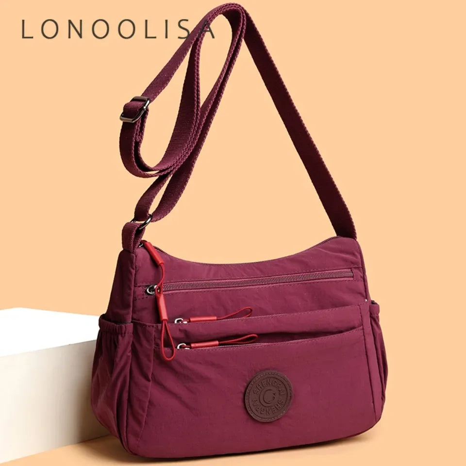 Multi-layer Lightweight One-shoulder Crossbody Bag