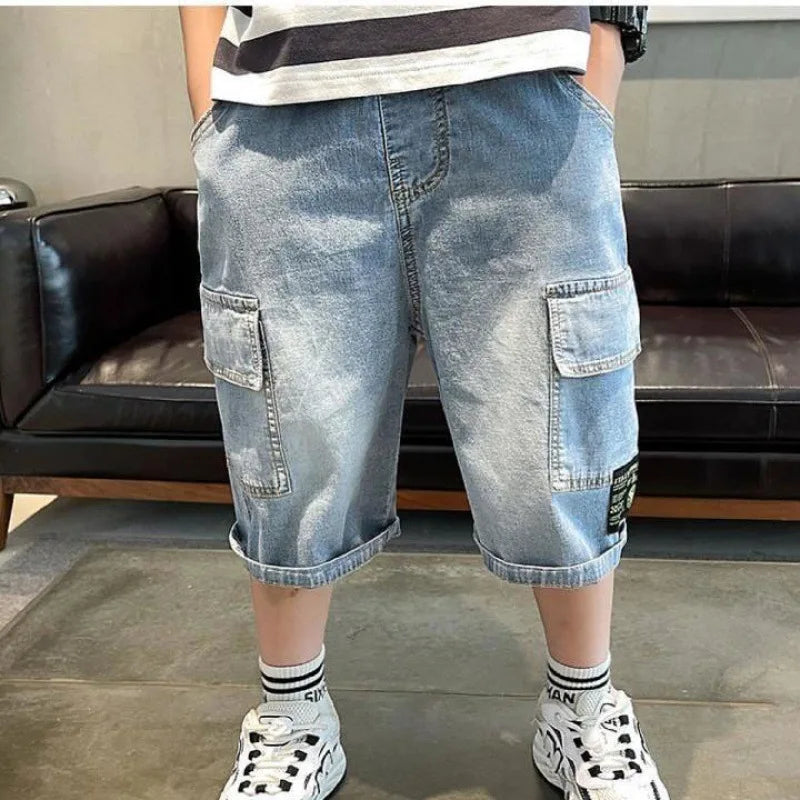 Teen Boys' Denim Summer Shorts