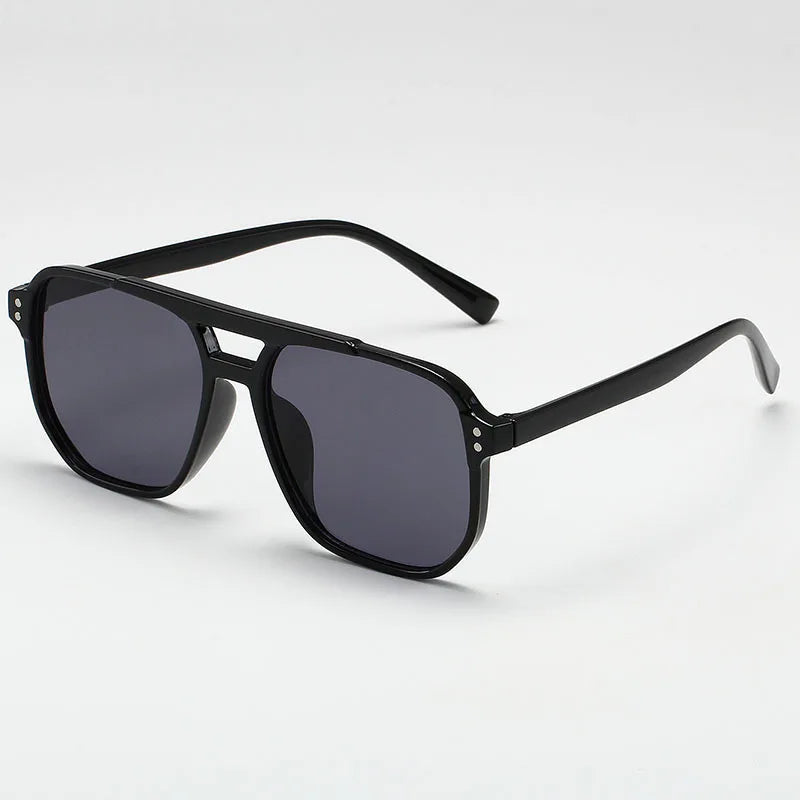 Vintage Big Square Sunglasses UV400 Unisex