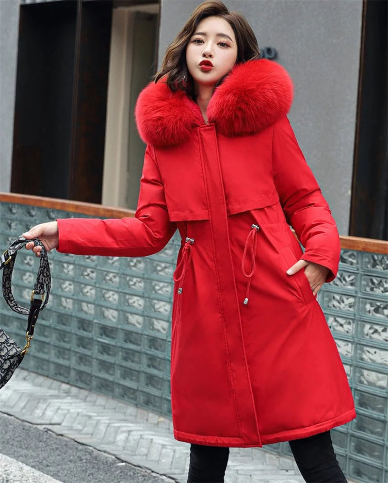 Winter Jacket 2025 New Women Parka Clothes
