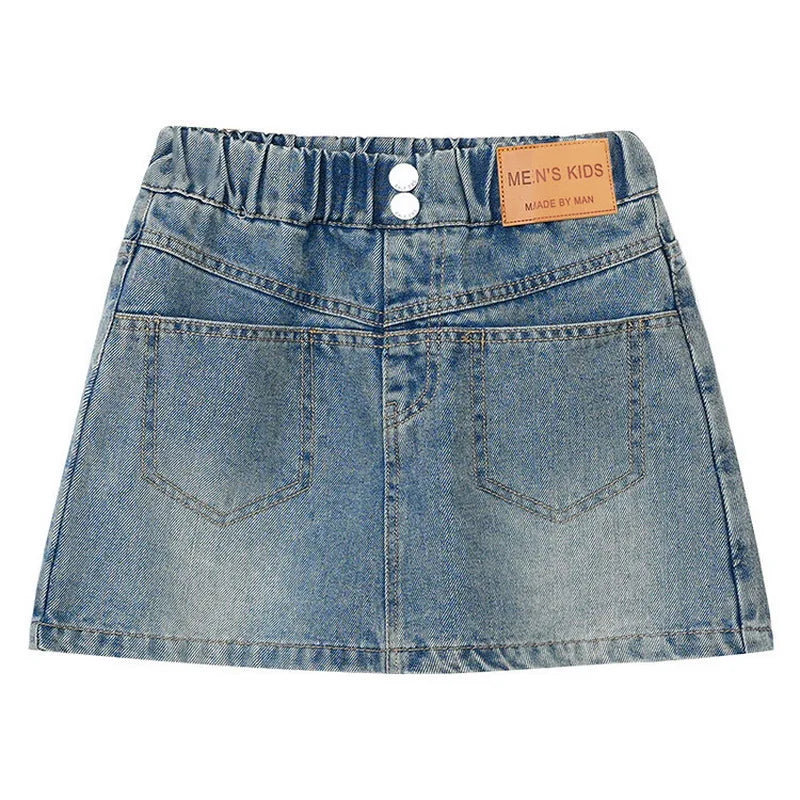 Girls' Summer Denim Pantskirt