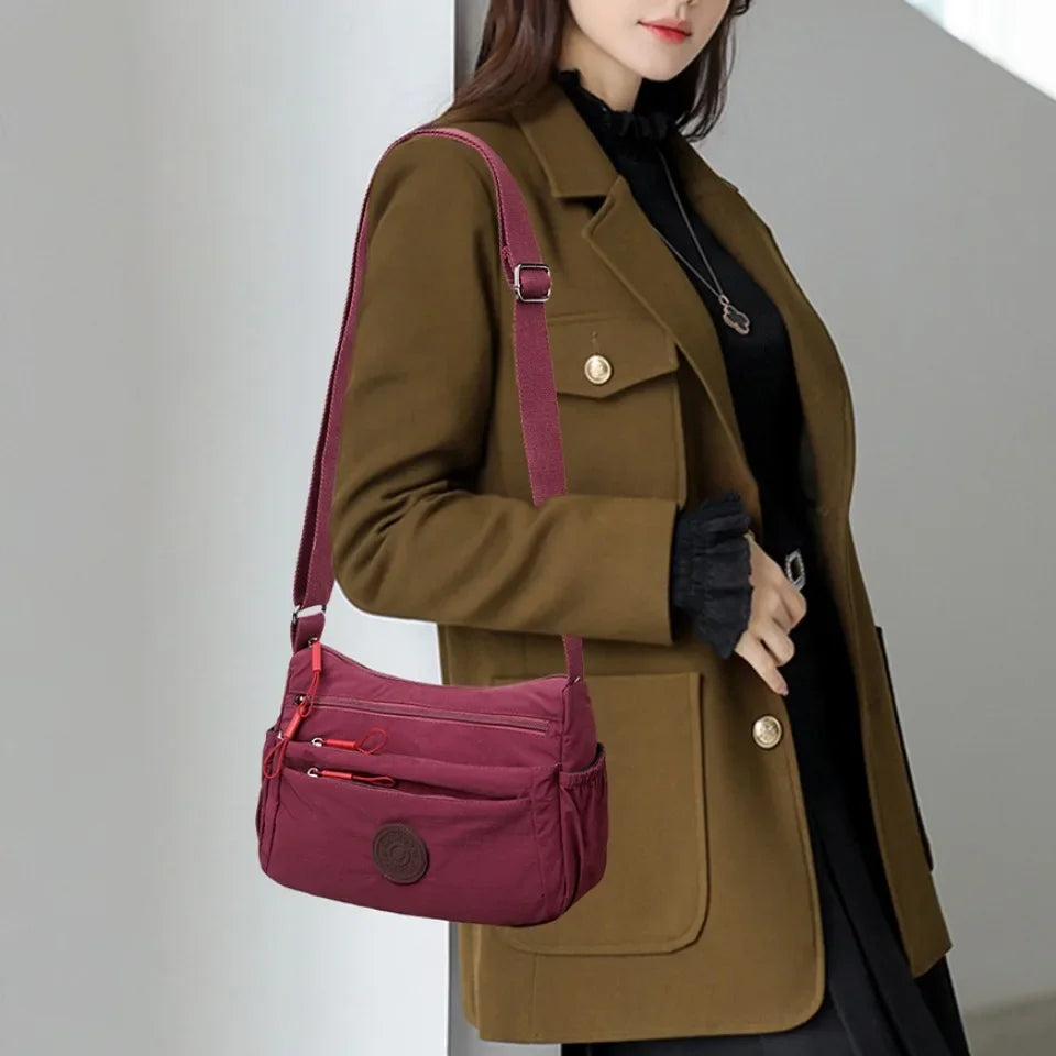 Multi-layer Lightweight One-shoulder Crossbody Bag
