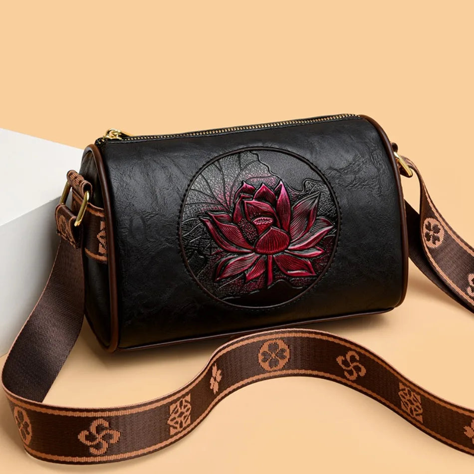 Casual Soft Leather Shoulder Crossbody Bag