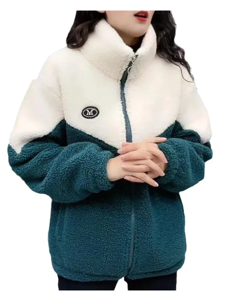 Women's Thickened Lamb Fleece Jacket