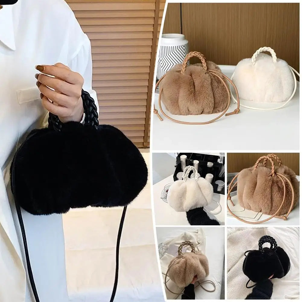 Cute Pumpkin Cloud Crossbody Bag