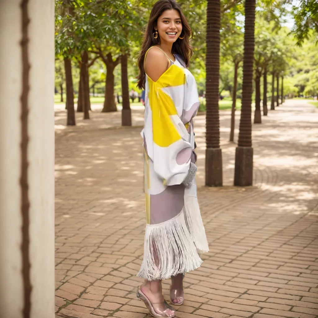 Spring Printing Dress Suits for Women