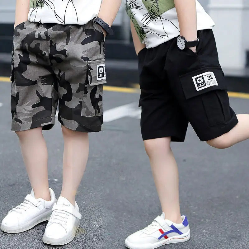 Boys' Camouflage Sports Shorts