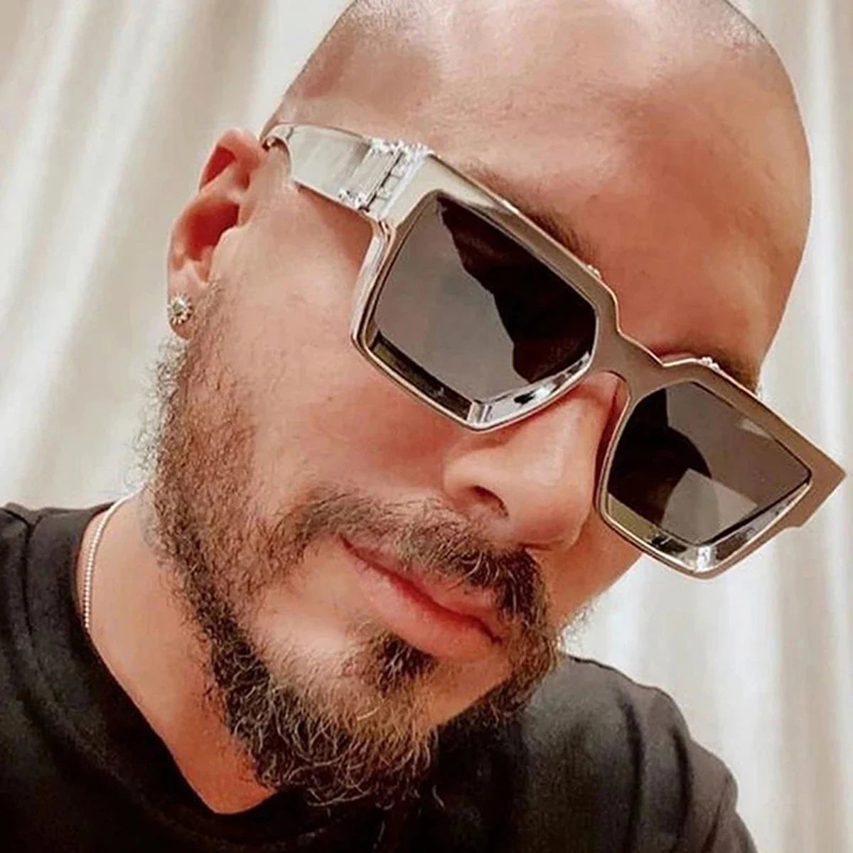 Ruiao Retro Black Luxury Sunglasses 2024