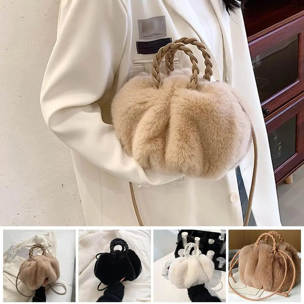 Cute Pumpkin Cloud Crossbody Bag