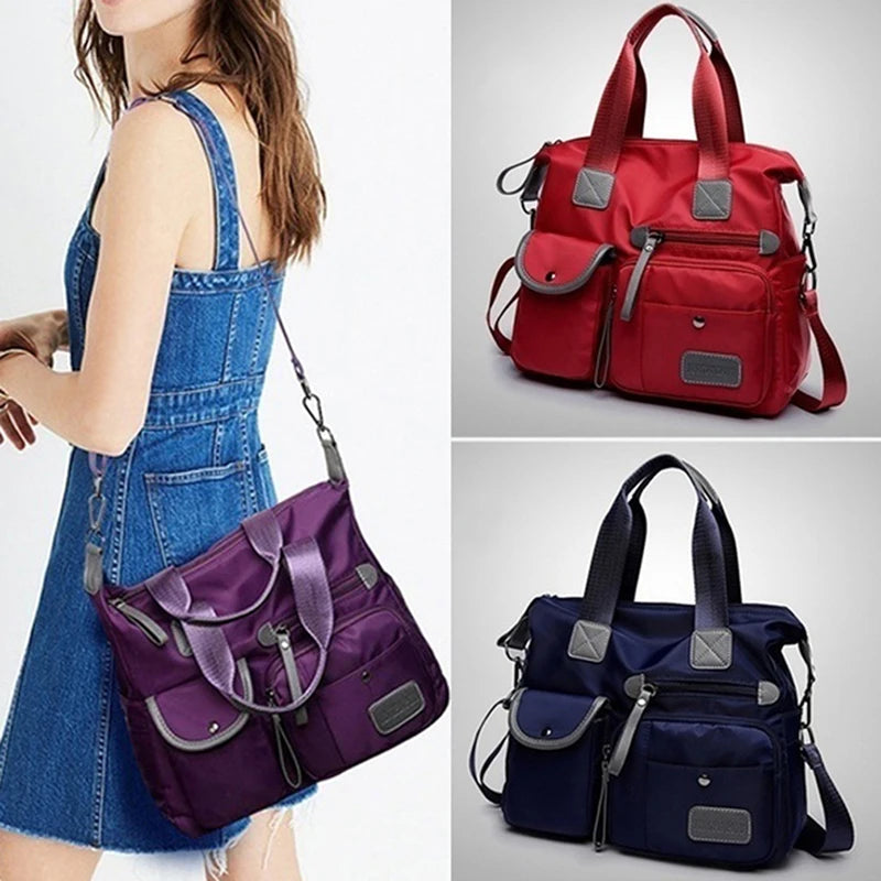 Nylon Waterproof Large Capacity Tote Bag