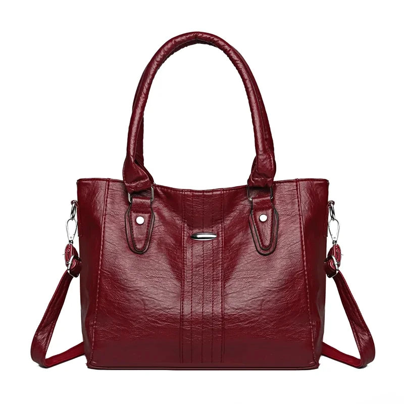 Vintage Soft Leather Handbag for Women