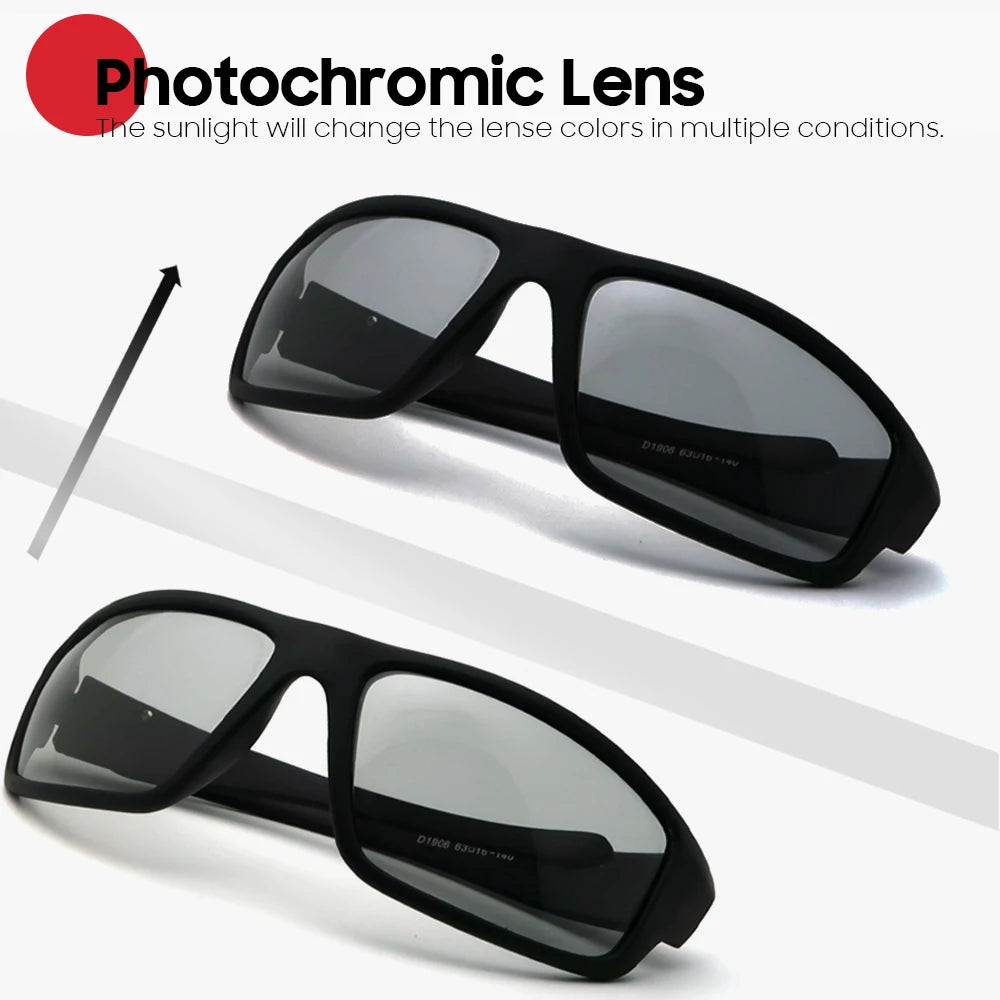VIVIBEE Photochromic Polarized Sports Sunglasses