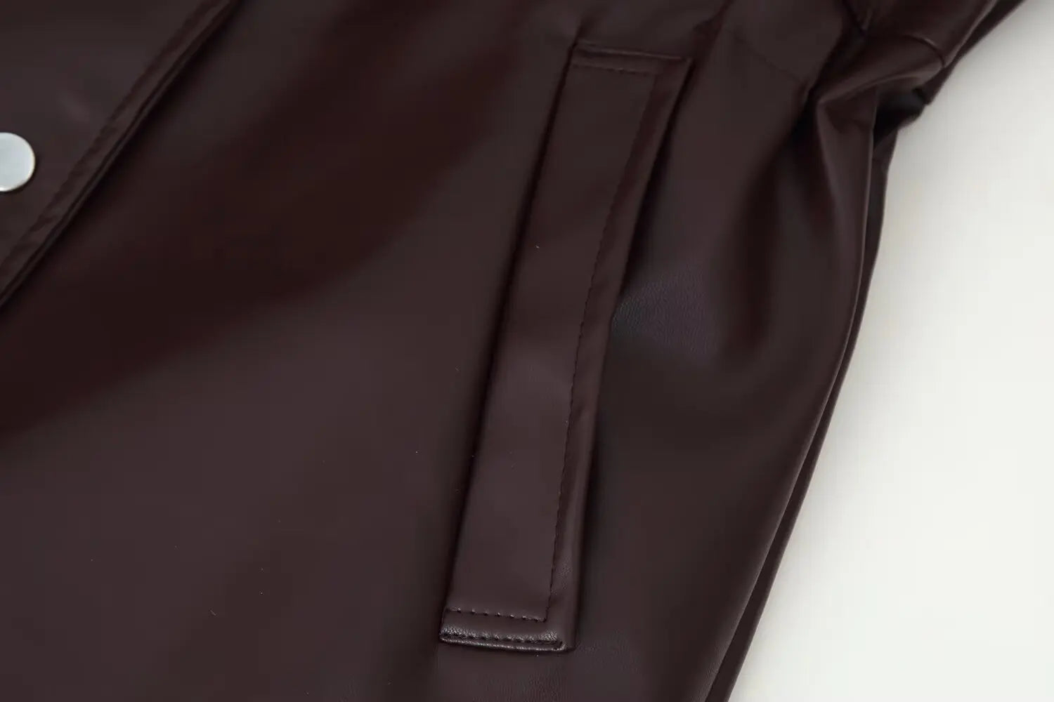 HH Women Double Breasted Stand Collar Long Sleeves