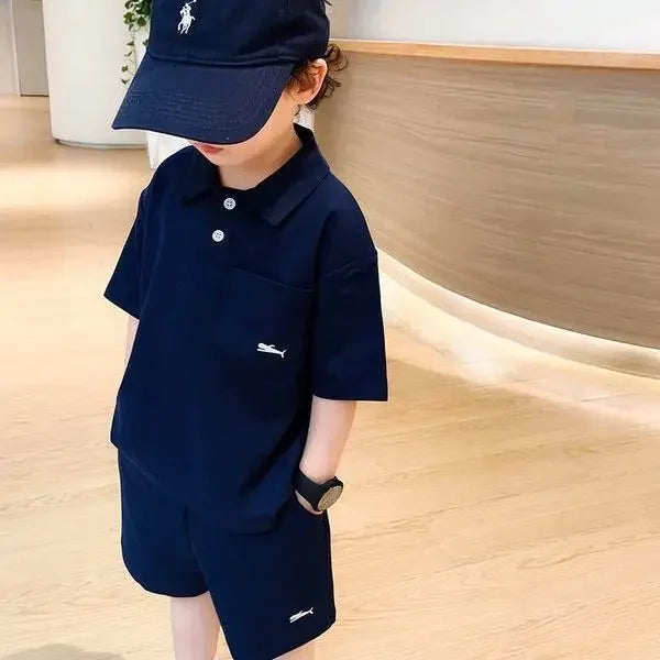 Boys' Sporty Short Sleeve & Pants Set