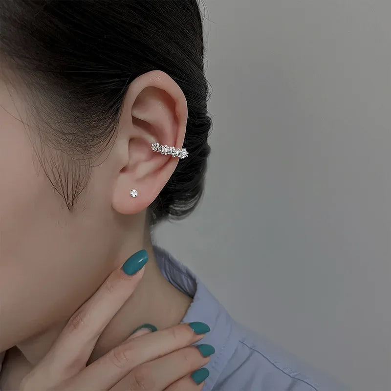 1PC Irregular Star Clip-On Ear Cuff