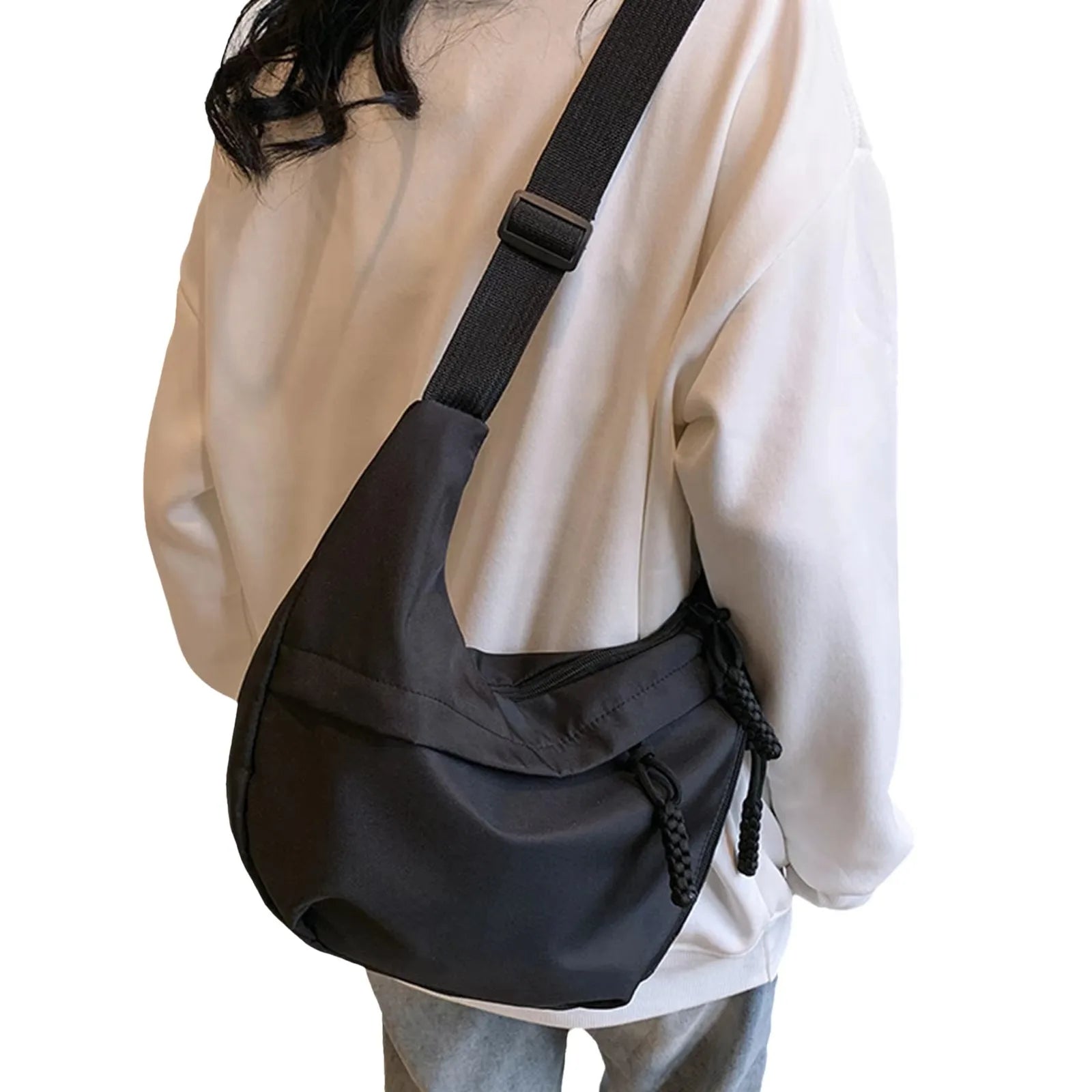 2025 Casual Canvas Crossbody Tote Bag
