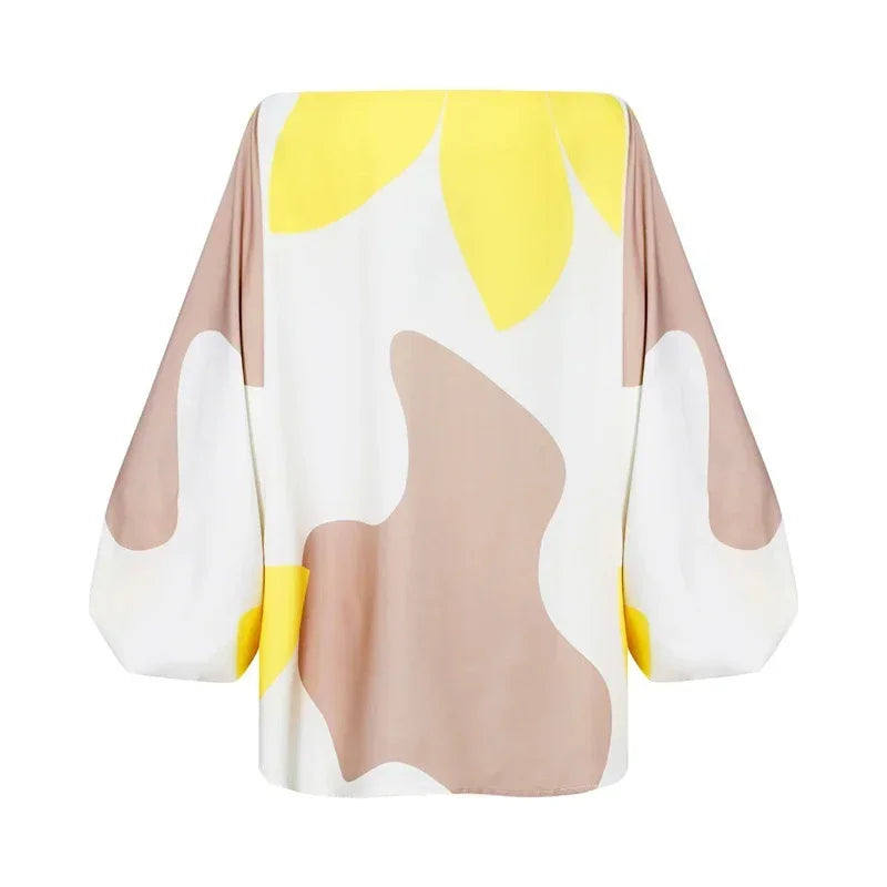 Spring Printing Dress Suits for Women