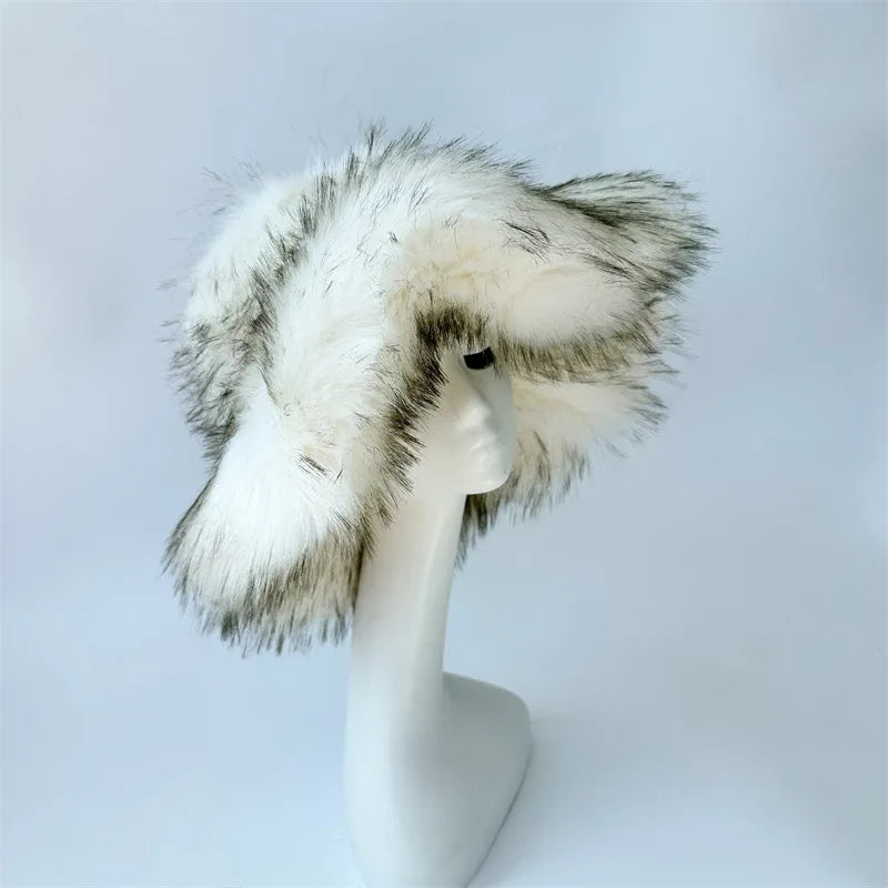 Punk Rock Style Women's Ball Bag Y2K bucket hat
