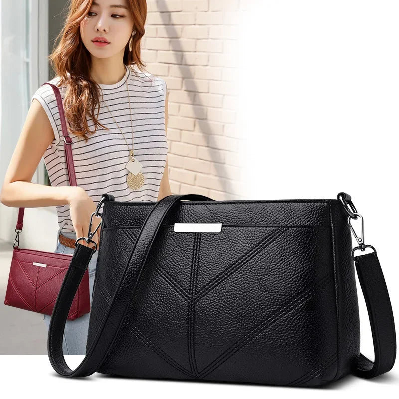 Korean Trendy Three-layer Mommy Crossbody Bag