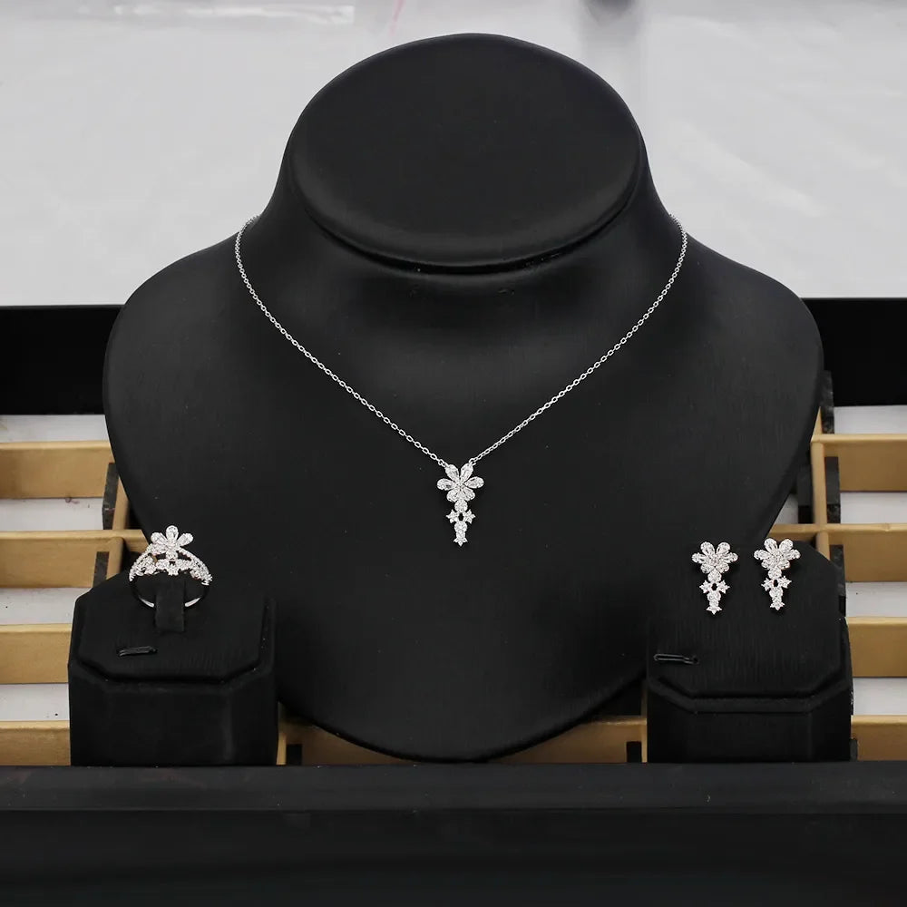 Luxury Saudi Arabia Bridal Jewelry Set