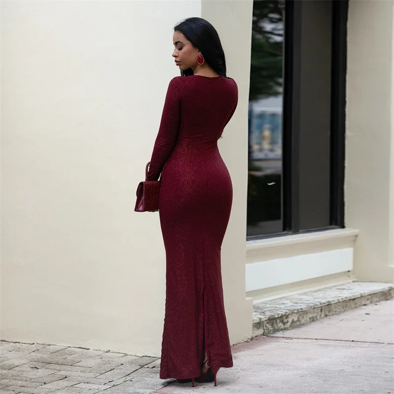 Doyerl Glitter Shiner Mermaid Formal Evening Dresses