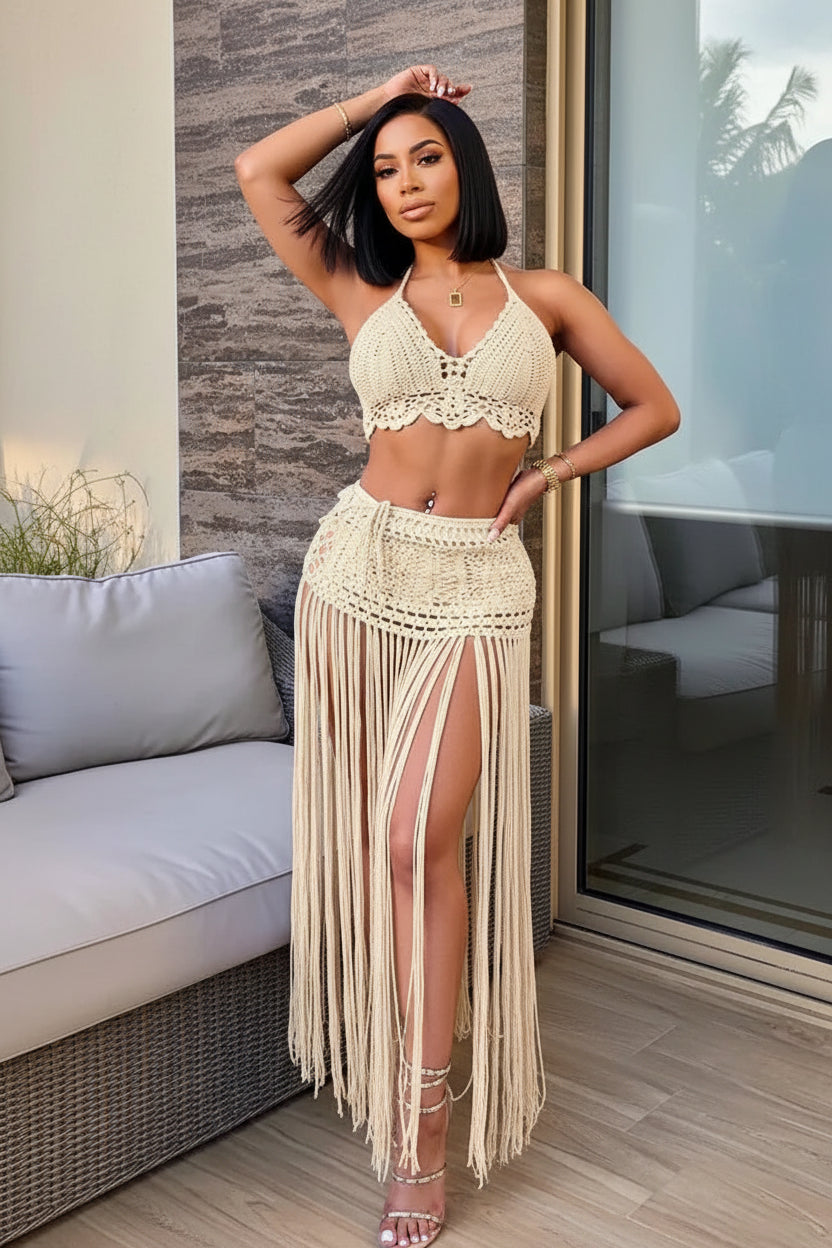 Women'S Two Piece Swimsuit Beach Cover Up Fashion