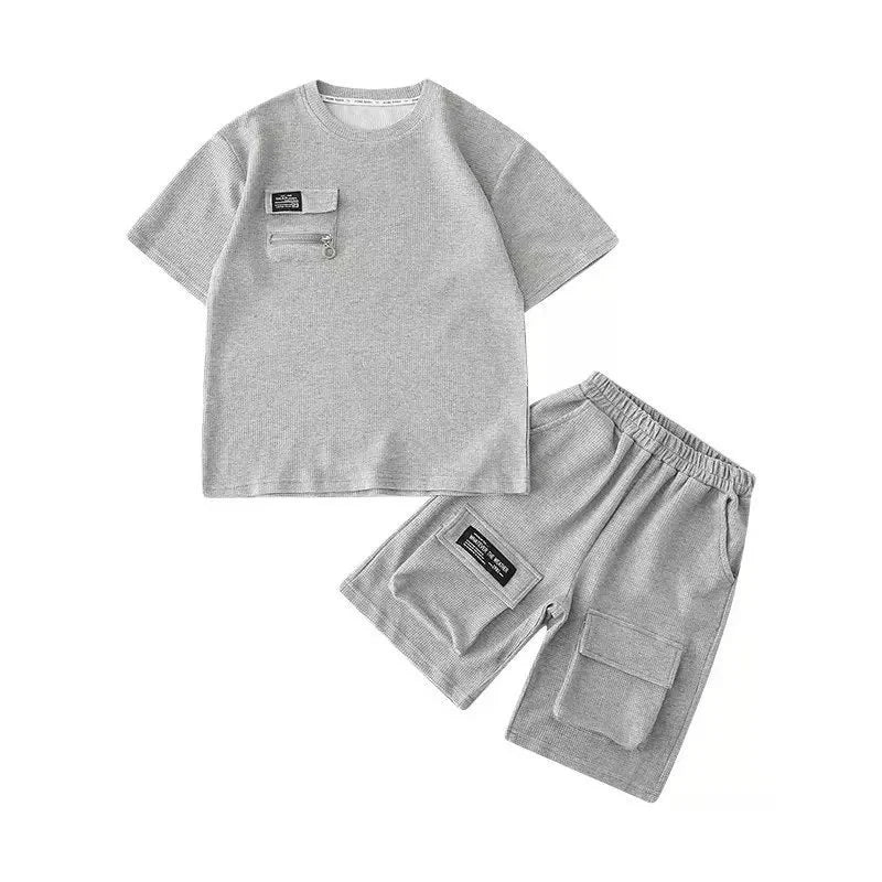 Boys' Sporty T-Shirt & Shorts Set