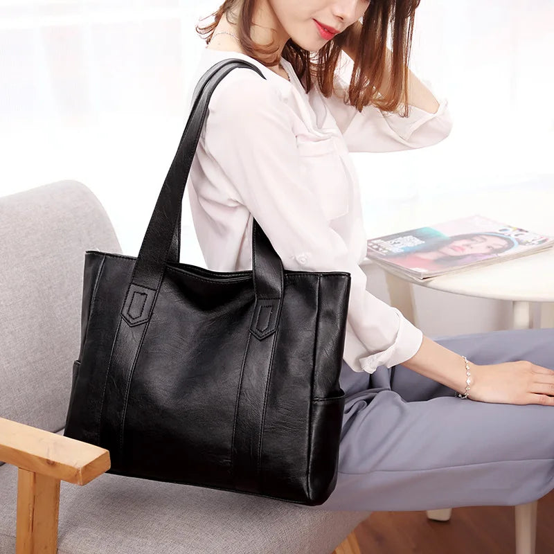 Large Capacity Women's Shoulder Handbag