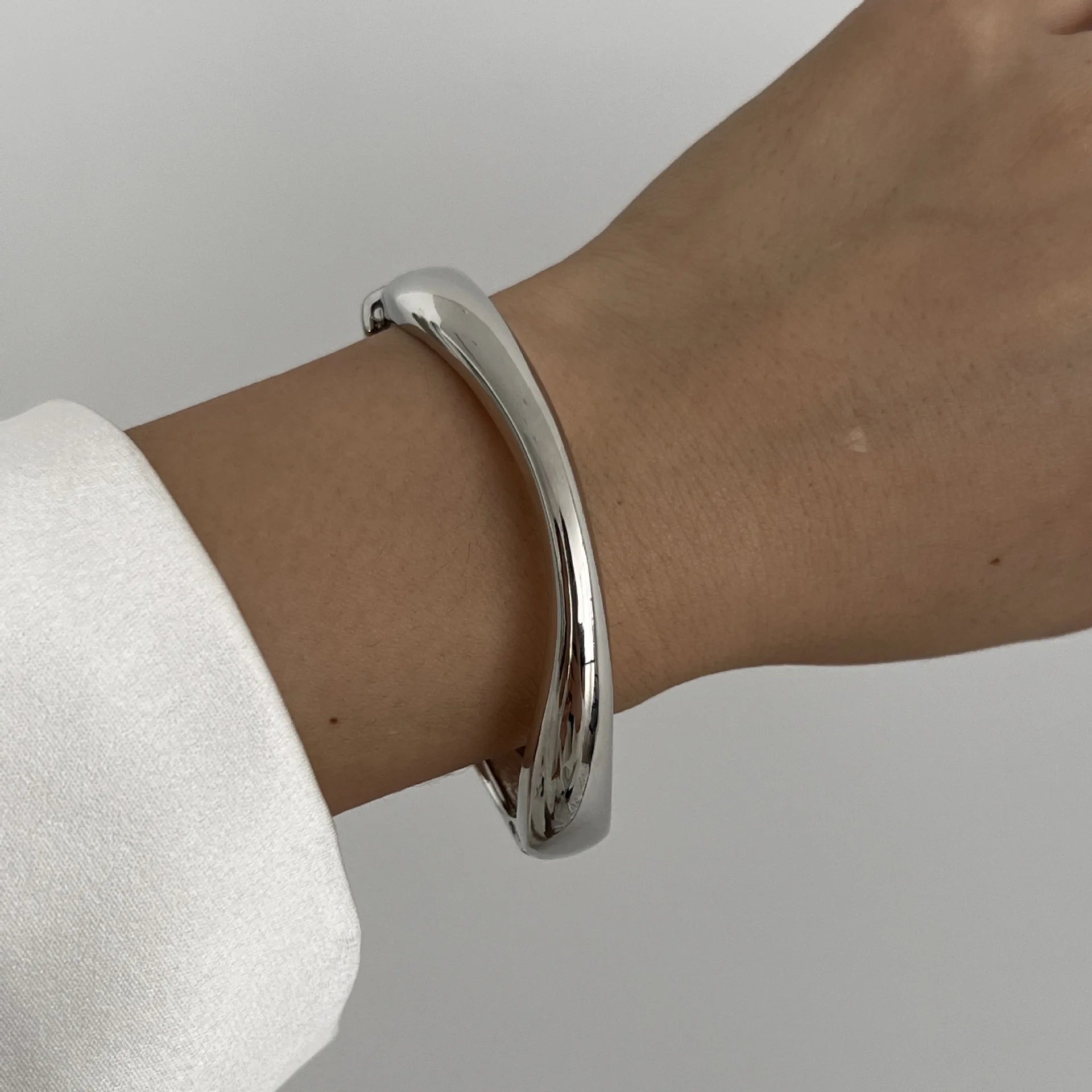 Vintage Hip Hop Metal Cuff Bangles Set