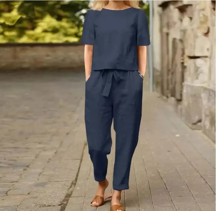 Women's Cotton & Linen Summer Set