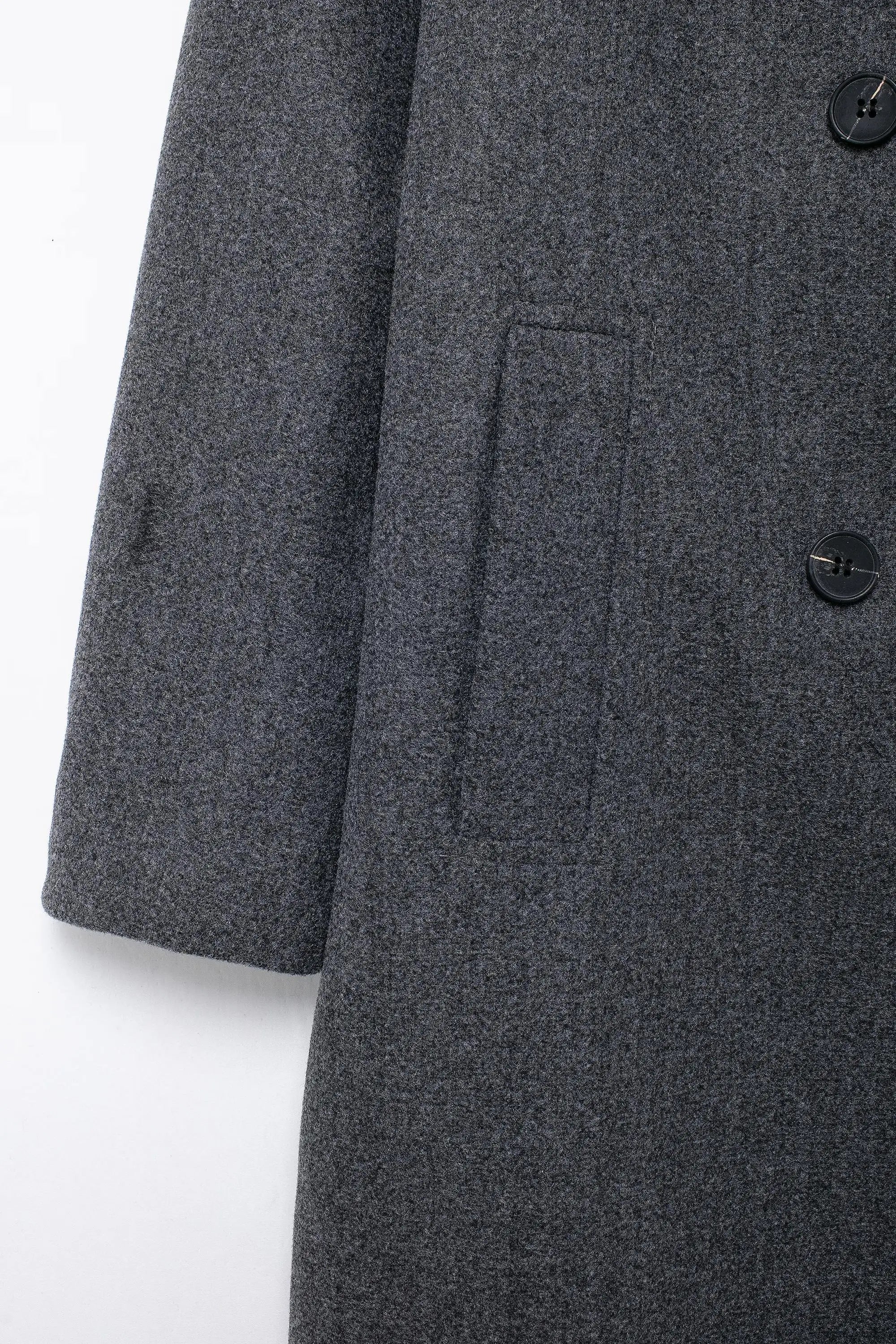 Winter Coat For Women 2024 Solid Lapel Double Breasted Long
