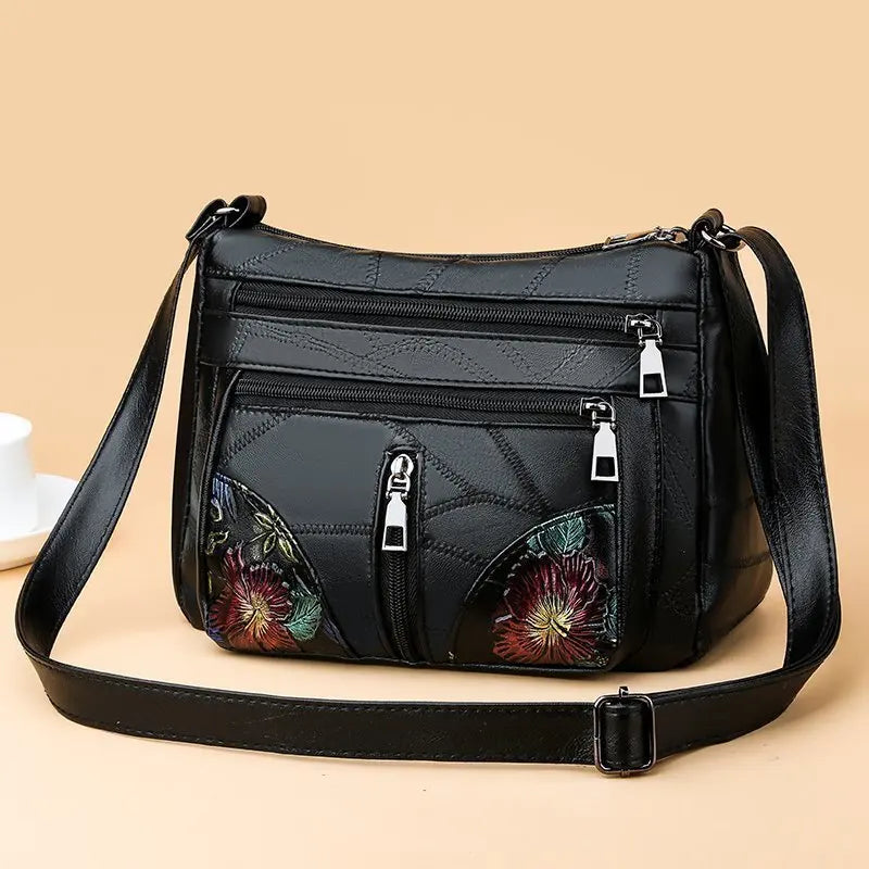 Korean Soft Leather Large Capacity Shoulder Bag