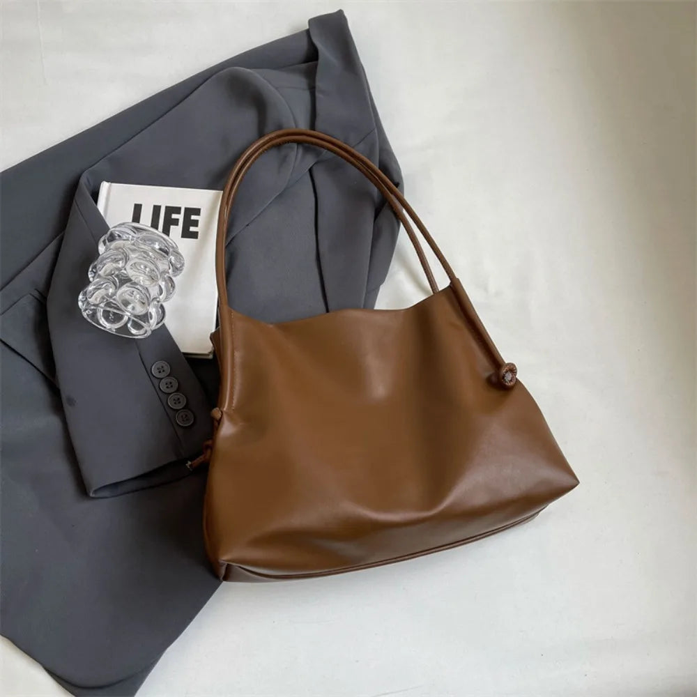 High Capacity PU Fashion Tote Bag